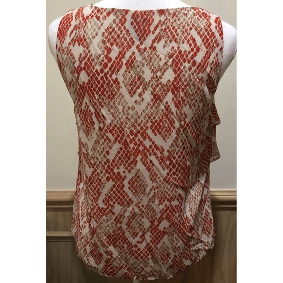 212 Collection ~ Orange Sleeveless Top ~ Size Small - Picture 4 of 7